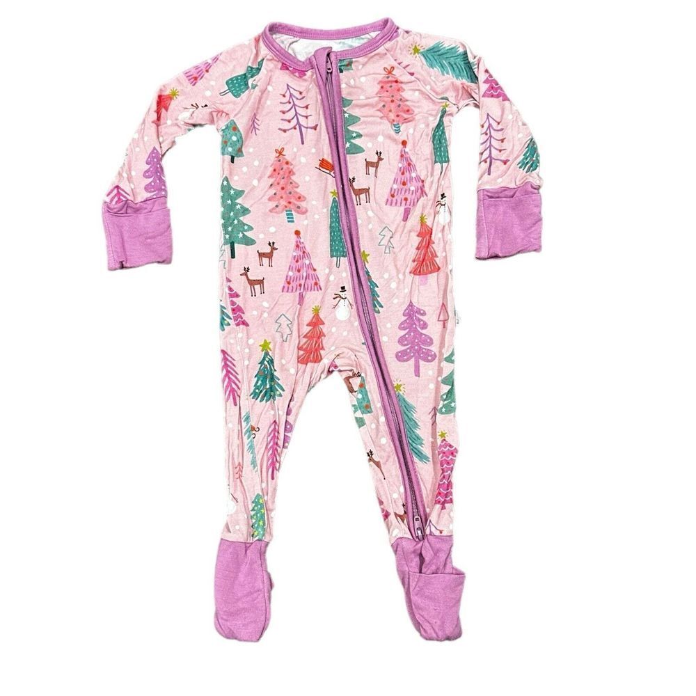 Little Sleepies Pink and Purple Footies